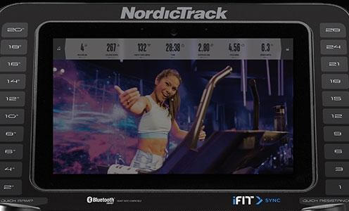 pantalla10 Elíptica NordicTrack Commercial 14.9